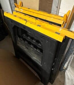 Black-and-Yellow-Folding-Sawhorses