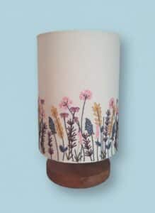 Embroidered-Wildflower-Drum-Lamp