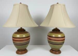 Striped-Ceramic-Table-Lamps-Pair