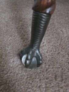 Victorian-Style-Ball-and-Claw-Foot-Piano-Stool-second-image-1