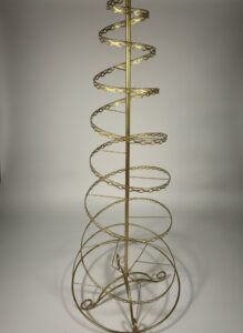 Vintage-Gold-Metal-Spiral-Tiered-Display-Stand