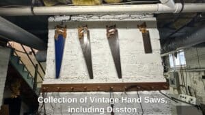 Collection-of-Vintage-Hand-Saws-including-Disston