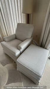 Ethan-Allen-Armchair-and-Ottoman-Set-second-image