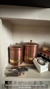 Set-of-Hammered-Copper-Canisters-with-Brass-Bands