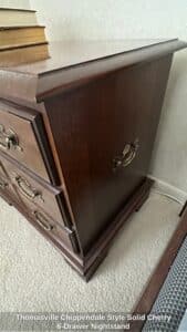 Thomasville-Chippendale-Style-Solid-Cherry-Drawer-Nightstand