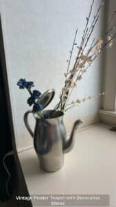 Vintage-Pewter-Teapot-with-Decorative-Stems