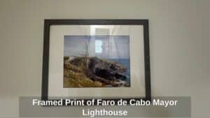 Framed-Print-of-Faro-de-Cabo-Mayor-Lighthouse