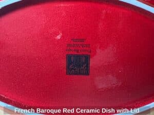 French-Baroque-Red-Ceramic-Dish-with-Lid-second-image