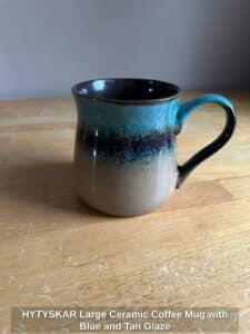 HYTYSKAR-Large-Ceramic-Coffee-Mug-with-Blue-and-Tan-Glaze
