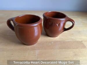 Terracotta-Heart-Decorated-Mugs-Set