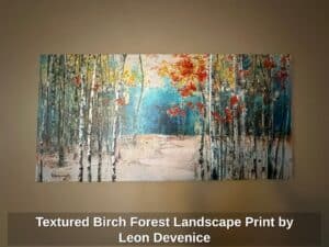 Textured-Birch-Forest-Landscape-Print-by-Leon-Devenice