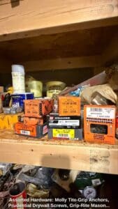 Assorted-Hardware-Molly-Tite-Grip-Anchors-Prudential-Drywall-Screws-Grip-Rite-Masonry-Nails