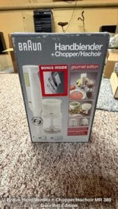Braun-Handblender-Chopper-or-Hachoir-MR-Gourmet-Edition