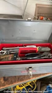 Craftsman-Metal-Toolbox-with-Assorted-Tools-second-image