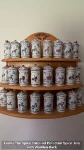 Lenox-The-Spice-Carousel-Porcelain-Spice-Jars-with-Wooden-Rack-second-image