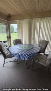 Wrought-Iron-Patio-Dining-Set-with-Four-Chairs