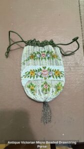 Antique-Victorian-Micro-Beaded-Drawstring-Purse