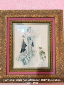 Harrison-Fisher-An-Afternoon-Call-Illustration-Print