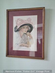 Harrison-Fisher-Fisher-Girl-Vintage-Print