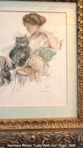Harrison-Fisher-Lady-With-Cat-Print-second-image