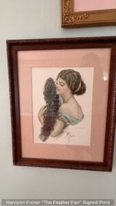 Harrison-Fisher-The-Feather-Fan-Signed-Print