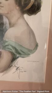 Harrison-Fisher-The-Feather-Fan-Signed-Print-second-image