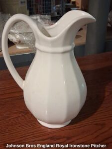 Johnson-Bros-England-Royal-Ironstone-Pitcher