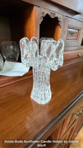 Kosta-Boda-Sunflower-Candle-Holder-by-Gran-Wrff