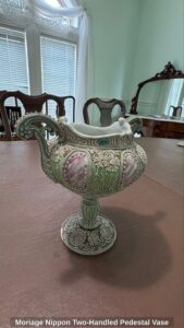 Moriage-Nippon-Two-Handled-Pedestal-Vase-second-image
