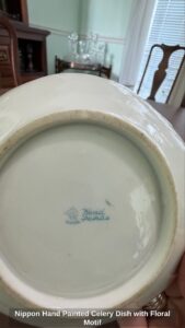 Nippon-Hand-Painted-Celery-Dish-with-Floral-Motif-second-image