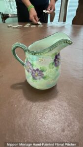 Nippon-Moriage-Hand-Painted-Floral-Pitcher