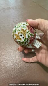 Vintage-Cloisonn-Bird-Ornament-second-image