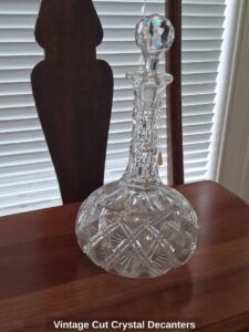 Vintage-Cut-Crystal-Decanters