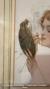 Vintage-Harrison-Fisher-Preparing-to-Conquer-Print-second-image