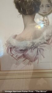 Vintage-Harrison-Fisher-Print-The-Mirror-second-image