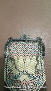 Vintage-Mandalian-Mfg.-Co.-Enameled-Mesh-Evening-Bag-second-image