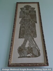 Vintage-Medieval-Knight-Brass-Rubbing-Style-Art