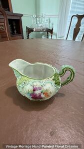 Vintage-Moriage-Hand-Painted-Floral-Creamer