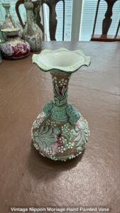 Vintage-Nippon-Moriage-Hand-Painted-Vase-second-image