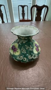 Vintage-Nippon-Moriage-Porcelain-Vase