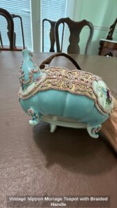 Vintage-Nippon-Moriage-Teapot-with-Braided-Handle-second-image