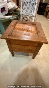 Vintage-Oak-Commode-Chair-Stand