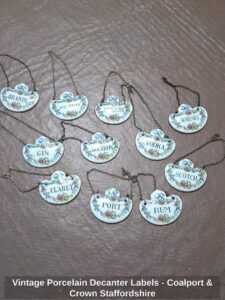 Vintage-Porcelain-Decanter-Labels-Coalport-Crown-Staffordshire