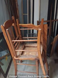 Vintage-Pressed-Back-Dining-Chairs