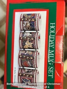 Betty-Whiteaker-Twelve-Days-of-Christmas-Stoneware-Mugs-Set-of-fifth-image-1