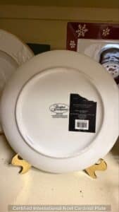 Certified-International-Noel-Cardinal-Plate-second-image-1