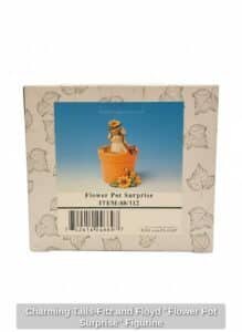 Charming-Tails-Fitz-and-Floyd-Flower-Pot-Surprise-Figurine-second-image-1