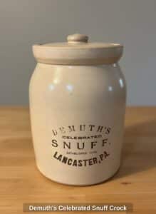 Demuths-Celebrated-Snuff-Crock-1