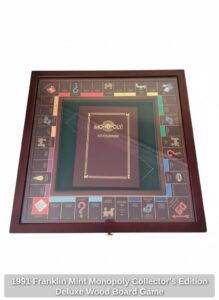 Franklin-Mint-Monopoly-Collectors-Edition-Deluxe-Wood-Board-Game-1