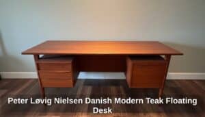 Peter-Lvig-Nielsen-Danish-Modern-Teak-Floating-Desk